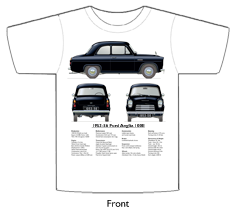 Ford Anglia 100E 1953-56 T-shirt Front